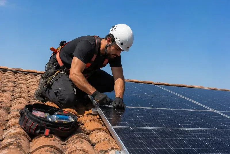 Maintenance et monitoring de panneaux solaires à la Chevrolière