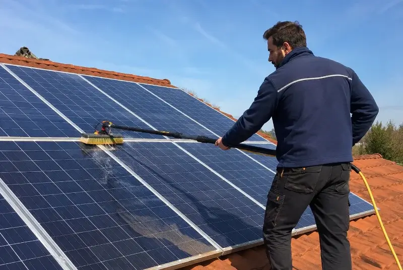 Nettoyage et entretien de panneaux solaires à la Chevrolière
