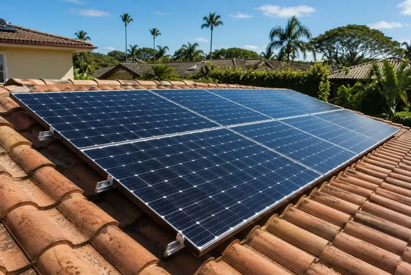 Installation de panneaux solaires à la Chevrolière
